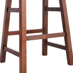 Providence Dark Walnut Saddle Stool, 24" 8 Providence Dark Walnut Saddle Stool, 24" -Furniture Series Sale providence dark walnut saddle stool 24 2