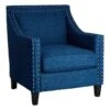 Providence Erica Studded Accent Chair, Blue 2 Providence Erica Studded Accent Chair, Blue -Furniture Series Sale providence erica studded accent chair blue