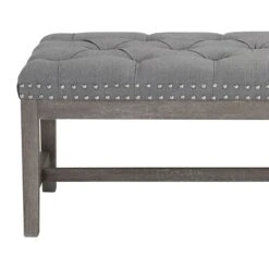 Providence Ferdinand Bench, Grey -Furniture Series Sale providence ferdinand bench grey 2