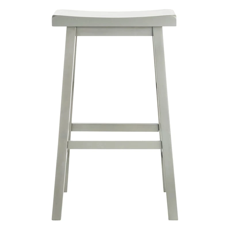 Providence Grey Saddle Backless Barstool, 29" 4 Providence Grey Saddle Backless Barstool, 29" - Image 2