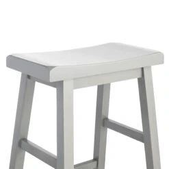 Providence Grey Saddle Backless Barstool, 29" 10 Providence Grey Saddle Backless Barstool, 29" -Furniture Series Sale providence grey saddle backless barstool 29 2