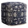 Providence Jaqi Pouf, Navy Blue -Furniture Series Sale providence jaqi pouf navy blue