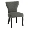 Providence Jhene II Studded Back Dining Chair, Grey -Furniture Series Sale providence jhene ii studded back dining chair grey