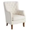 Providence Norfolk White Tufted Accent Chair -Furniture Series Sale providence norfolk white tufted accent chair