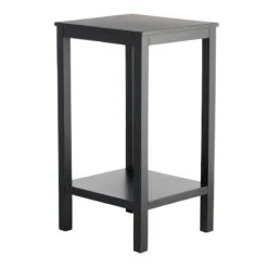 Providence Pratt Black Square Accent Table, 25" -Furniture Series Sale providence pratt black square accent table 25 2