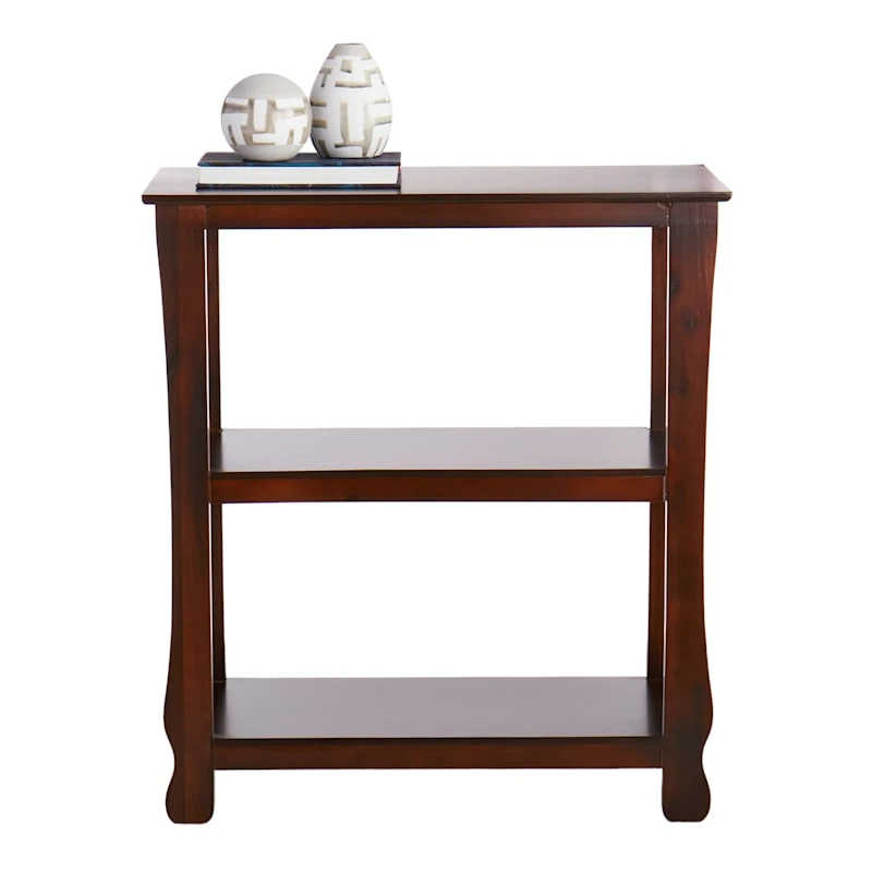 Providence Theodore Brown 3-Tier Thick Leg Bookshelf, 29" 4 Providence Theodore Brown 3-Tier Thick Leg Bookshelf, 29" - Image 2