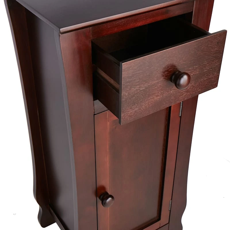 Providence Theodore Dark Brown 1-Drawer Cabinet End Table, 29" 6 Providence Theodore Dark Brown 1-Drawer Cabinet End Table, 29" - Image 4