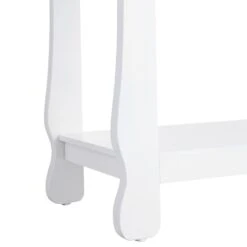 Providence Theodore White 3-Tier Thick Leg Bookshelf, 29" -Furniture Series Sale providence theodore white 3 tier thick leg bookshelf 29 3