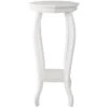 Providence White Wood Octagon Top Plant Stand -Furniture Series Sale providence white wood octagon top plant stand