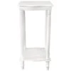 Providence White Wood Square Plant Stand, 24" -Furniture Series Sale providence white wood square plant stand 24