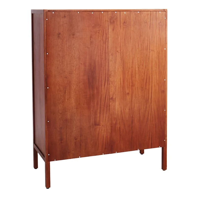 Rattan 2-Door Wooden Cabinet, 47" 4 Rattan 2-Door Wooden Cabinet, 47" - Image 2