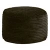 Ridgecrest Charcoal Grey Plush Pouf, 20" -Furniture Series Sale ridgecrest charcoal grey plush pouf 20