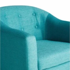 Rockwell Accent Chair & Ottoman Set, Teal -Furniture Series Sale rockwell accent chair ottoman set teal 4