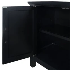 Sadie 2-Drawer Geometric Cabinet, Black -Furniture Series Sale sadie 2 drawer geometric cabinet black 5