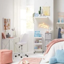 Sally Adjustable Office Chair, White -Furniture Series Sale sally adjustable office chair white 6