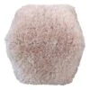 Sammy Shag Pouf, Pink -Furniture Series Sale sammy shag pouf pink