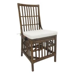 Set Of 2 Honeybloom Cade Brown Rattan Box Chair -Furniture Series Sale set of 2 honeybloom cade brown rattan box chair 2