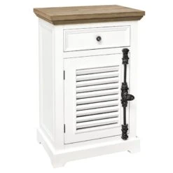 Sharon White Accent Cabinet