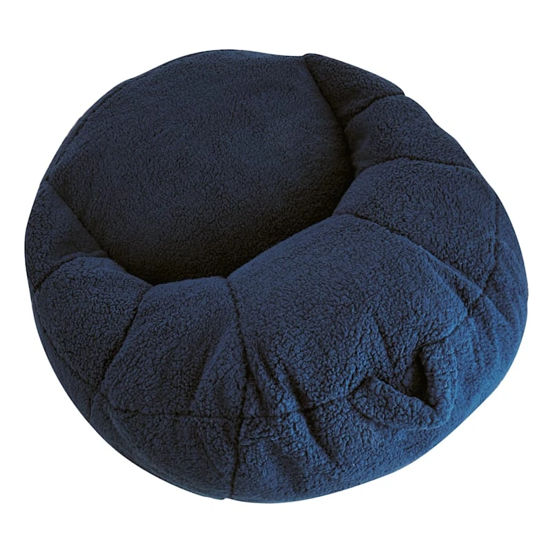 Sherpa Laid Back Lounger, Navy Blue 4 Sherpa Laid Back Lounger, Navy Blue - Image 2