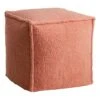Sherpa Pouf, Peach -Furniture Series Sale sherpa pouf peach