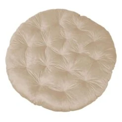 Suede Papasan Cushion, Tan