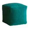 Teal Ripple Pouf -Furniture Series Sale teal ripple pouf