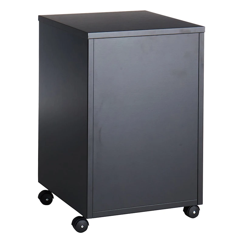 Theo Black Rolling Office Cabinet 4 Theo Black Rolling Office Cabinet - Image 2