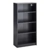 Theo Black Wooden Bookshelf -Furniture Series Sale theo black wooden bookshelf