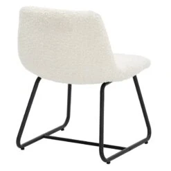 Tiny Dreamers Drake Kids Chair, White Sherpa -Furniture Series Sale tiny dreamers drake kids chair white sherpa 3