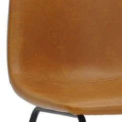 Tiny Dreamers Drake Kids Faux Leather Chair, Cognac -Furniture Series Sale tiny dreamers drake kids faux leather chair cognac 5
