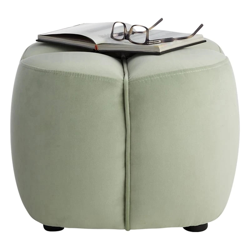 Tracey Boyd Sage Ottoman 4 Tracey Boyd Sage Ottoman - Image 2