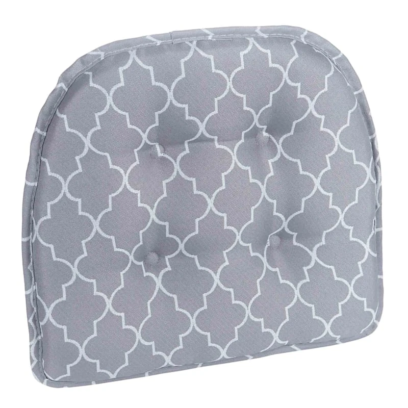 Trellis Grey Gripper Chair Pad Non Skid Material 3 Trellis Grey Gripper Chair Pad Non Skid Material