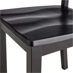 Uptown 5-Piece Dining Set, Black -Furniture Series Sale uptown 5 piece dining set black 3