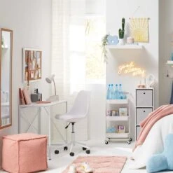 Vienna White Folding Desk, 35" -Furniture Series Sale vienna white folding desk 35 2